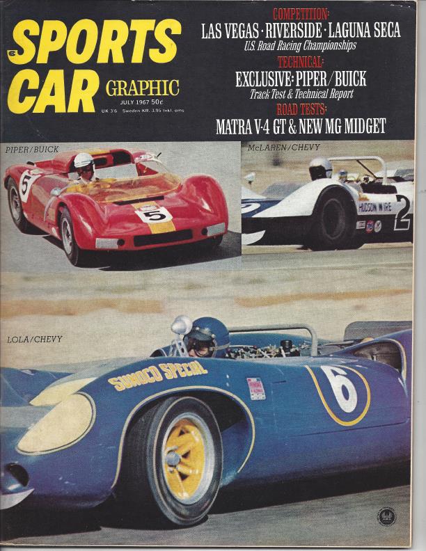 Журнал Sports Car Graphic 1967 07
